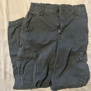 American Eagle Outfitters Black Cargo Shorts